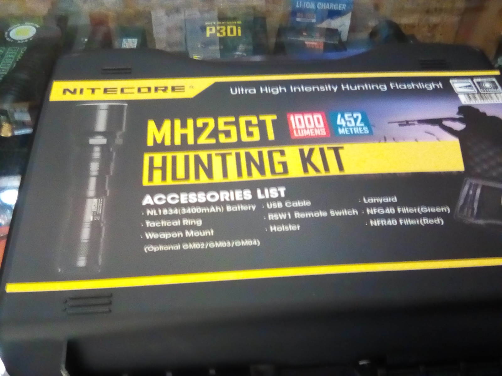KIT Φακού MH25GT Nitecore ΒΟΡΒΗΣ Σπάρτη